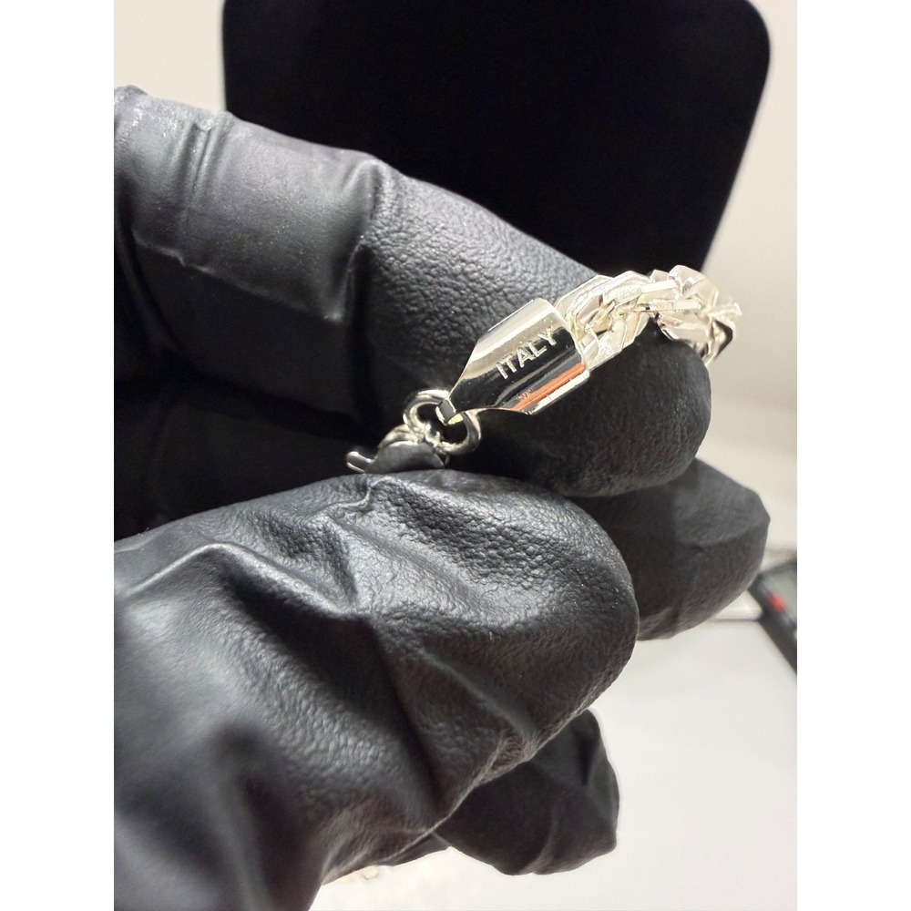 milano bracelet silver filled 10 inch 5mm stamped lobster clasp - Picture 3 of 8